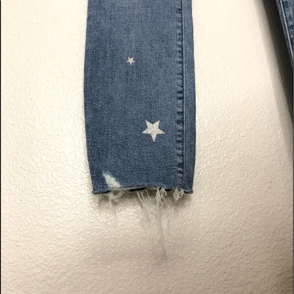 Abercrombie & Fitch Star Detailed Blue Jeans - Picture 5 of 6